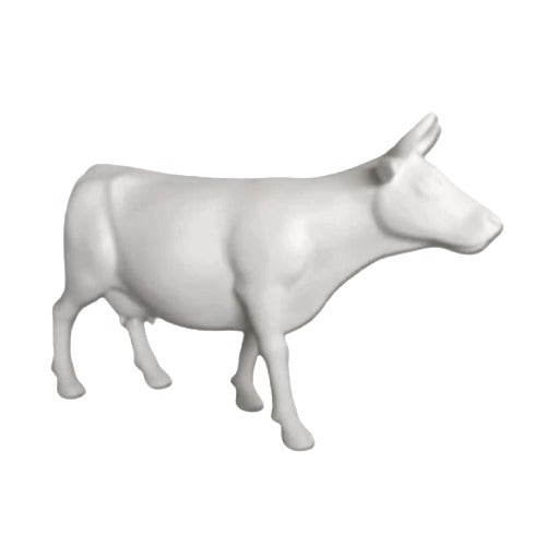 Kuhtag — Grandeur nature blanc mat / prêt-à-peindre (H155xLong.220cm)