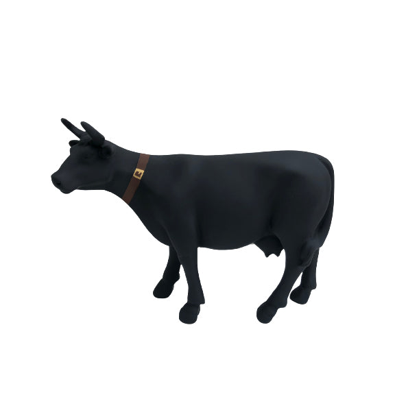 Kuhtag — Noir avec collier doré (H15 cm)