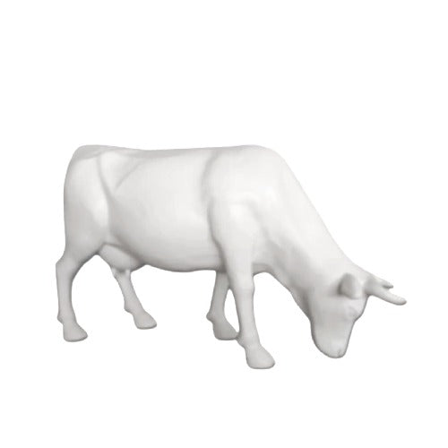 Kuhtag — Grandeur nature tête en bas - blanc mat / prêt-à-peindre (H140xLong.220cm)