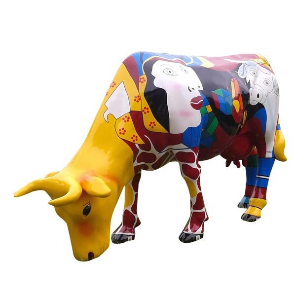 Kuhtag — Animaux en résine Suisse - vache Picasso-A