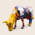 Vache en résine Kuhtag — Picasso, grandeur nature — photo studio