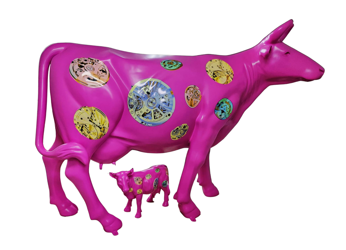 Vache et veau Kuhtag personnalisés pour Vaucher Manufacture Fleurier
